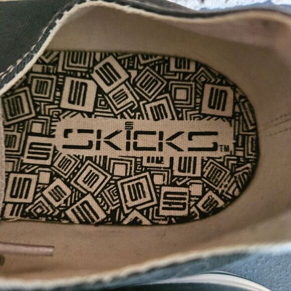 Michigan State Spartans SKICKS Tailgate Sneakers Green White Sz 12 MSU Fan Gear - Picture 3 of 9